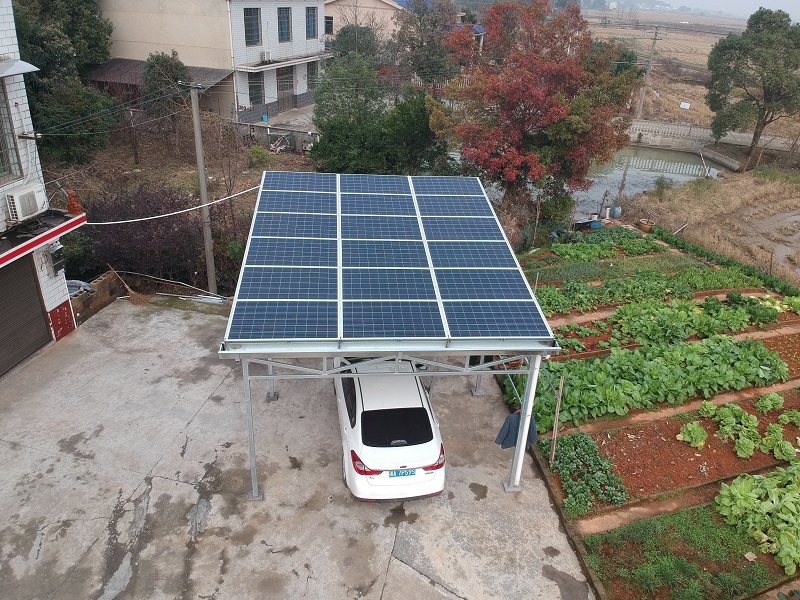 [光伏車棚]望城烏山鎮(zhèn)車棚光伏發(fā)電5KW項(xiàng)目